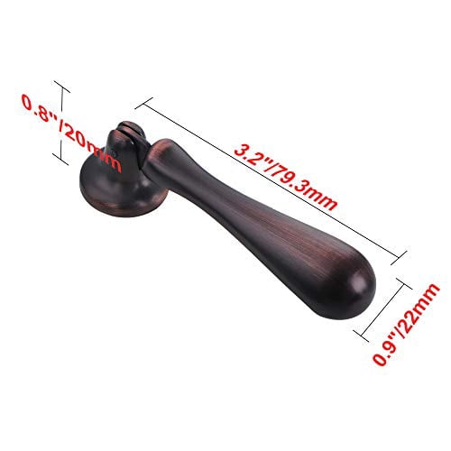 Utopia Alley 25pcs Danbury Cabinet Ring Pull Knob - Decorative Cabinet Drop Pull Knobs for Cabinets and Drawers - Vintage Cabinet Hardware with Hand Finished Oil Rubbed Bronze - Pull Knobs 3.0"