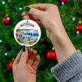 thumbnail image 5 of Personalized Mackinac Island, Michigan Travel Ornament – Ceramic Keepsake Gifts for Family Girlfriend Wife Birthday Holiday, Travelers, Couples, Valentine Gifts 220OR24, 5 of 5