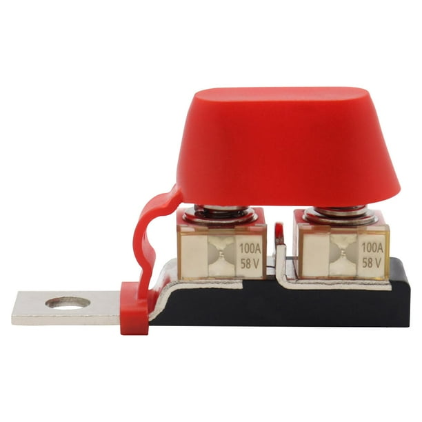 Conjunto de Fusibles Mrbf con Soporte de Doble Perno para Vehículos, 58 V 100A