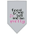 thumbnail image 2 of Pet and Dog Bandana Screen Printed, "Feed Me  Tell Me I'm Pretty", 2 of 10