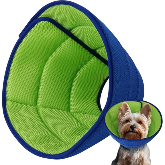 1 Pcs Soft Dog Cone Collar After Surgery Alternative for Dogs to Stop Licking, For Small Pet, Adjustable Neuter Cones of Neck & Head Ecollars