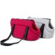 thumbnail image 5 of Bolsa de transporte para perros y gatos con cremallera, semicerrada, tamaño pequeño, color rojo, 5 of 5
