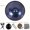 Dark Blue, variant on 18IN Kurd D Minor 9 Notes Handpan Drum 440HZ Percussion Instrument Steel Tongue Drum