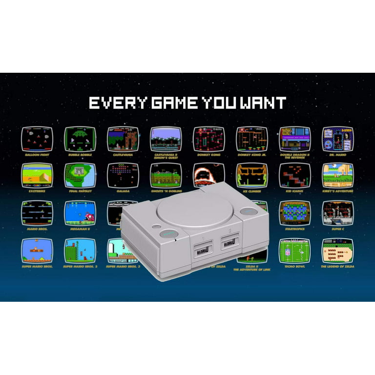 Generelt sagt Udgående hæk Sonicon PlayStation Classic Mini Retropie Emulator Compatible w/NES SNES  SFC Game Boy Genesis Arcade Atari - 10000+ Games - Walmart.com