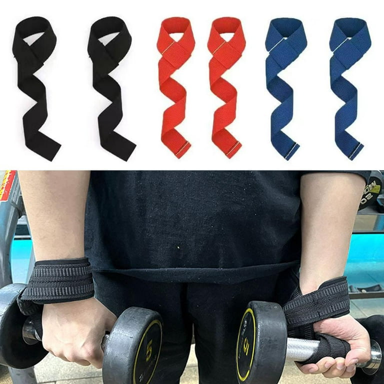 Weight Lifting Straps Gym Wrist Wraps Padded Training Grip Support
