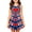 AB40 Blue, variant on July 4Th Dress For Girls Sleeveless Red White And Blue Sundress USA Celebration 250 Years Freedom Patriotic Dress For Toddler And Teens 7-8 Years Blue