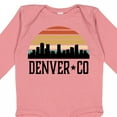 thumbnail image 4 of Inktastic Denver Colorado Skyline Vintage Boys or Girls Long Sleeve Baby Bodysuit, 4 of 5