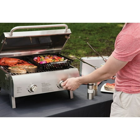Cuisinart - Chef's Style Stainless Tabletop Grill - Stainless Steel