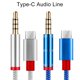 thumbnail image 1 of Gwong Electrónica 1M Type-C Male a 3,5 mm Cable adaptador de audio AUX AUX para Samsung Car Speaker, 1 of 7