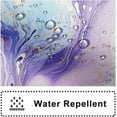 thumbnail image 4 of Purple Shower Curtain, Modern Purple and Blue Marble Shower Curtain for Bathroom Waterproof Fabric Abstract Shower Curtain Set with Hooks, 72x72 Inch, 4 of 6