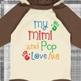 thumbnail image 4 of Inktastic Mimi and Pop Love Me Grandchild Boys or Girls Long Sleeve Baby Bodysuit, 4 of 5