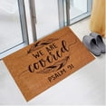 thumbnail image 4 of Clearance Sale Rongxk 1Pc Door Mat Carpet We Are Covered Psalms 91 Religious Doormat, 4 of 9