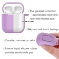 thumbnail image 5 of Apple Airpods 2 Skin, For Airpods Charging Case fur Ball for Airpods 2nd,Takfox Scratch-Resistant 360° Protective Portable Silicone Cover Skin For Airpods 2 [Front LED Visible] Accessories + Keychain, 5 of 7