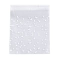 thumbnail image 2 of Self-Sealing Treat Bags, 100-Piece Transparent Plastic Bags with an Adhesive Closure, 2 of 6