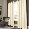thumbnail image 3 of RT Designers Collection PNN39740 95 in. Nellie Embossed Blackout Grommet Panel, Ivory, 3 of 3