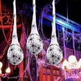 thumbnail image 1 of Xihbxyly Decoración de Araña de Halloween, Diseño de Calavera Brillante, Diseño de Luz Led, Decoración para Porche, Ambiente Festivo, Uso En Exteriores o Interiores, Juego de 3 Adornos., 1 of 3
