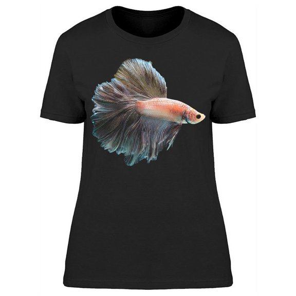 Dark Tail Light Body Betta Fish T-Shirt Women -Image by Shutterstock, Female Medium