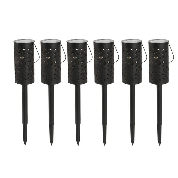 Solar Powered Pathway Lamp,6 Sets LED Solar Outdoor Solar Landscape Lights Solar Garden Lights Leading Edge Technology