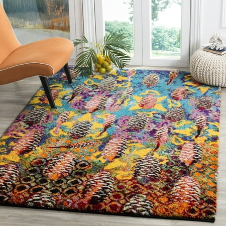 Fiesta Shawl - Safavieh Fiesta Jewell Southwestern Shag Area Rug or Runner