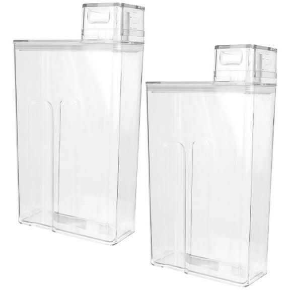 WHAMVOX  2 Pcs Laundry Detergent Storage Box Container Practical