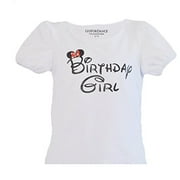 Birthday Girl T-Shirt w/Printed Red Bow From 6 months to 3 Years Old (Age 3)