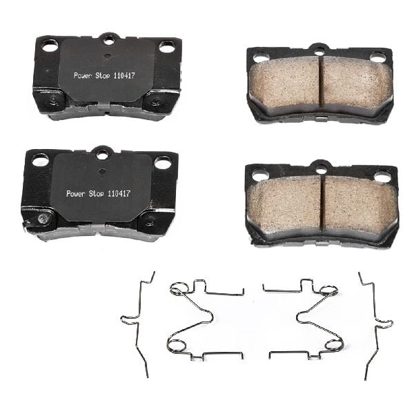 OE Replacement for 20062013 Lexus IS350 Rear Disc Brake Pad and Hardware Kit (Base / C
