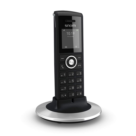 SNOM M25 DECT cordless standard handset, configurable to M300 and M700 basestations, Speakerpho