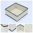 thumbnail image 2 of Unique Bargains Fabric Storage Cube Storage Bin Storage Basket White, 2 of 8