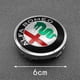 thumbnail image 3 of 4 Pack Silver 60mm/2.36inch fit Alfa Romeo Wheel Center Hub Caps,Hubcaps Logo Covers for (fit Silver Alfa Romeo Center Caps) (U/D), 3 of 5