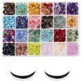 thumbnail image 1 of Qarigey Kit de cuentas de piedra irregulares de chips de cristal natural para hacer joyas DIY Ropa, zapatos y accesorios Miscelánea H2403, 1 of 6