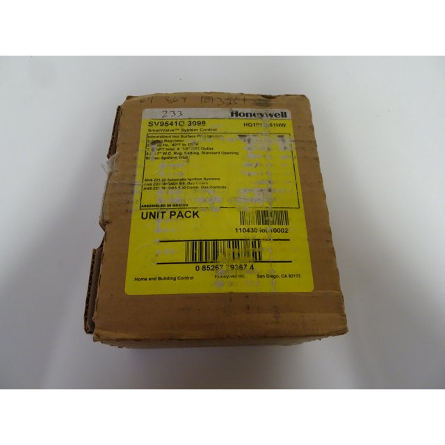 Honeywell Furnace 2 Stage Smart Gas SmartValve SV9541Q 3098