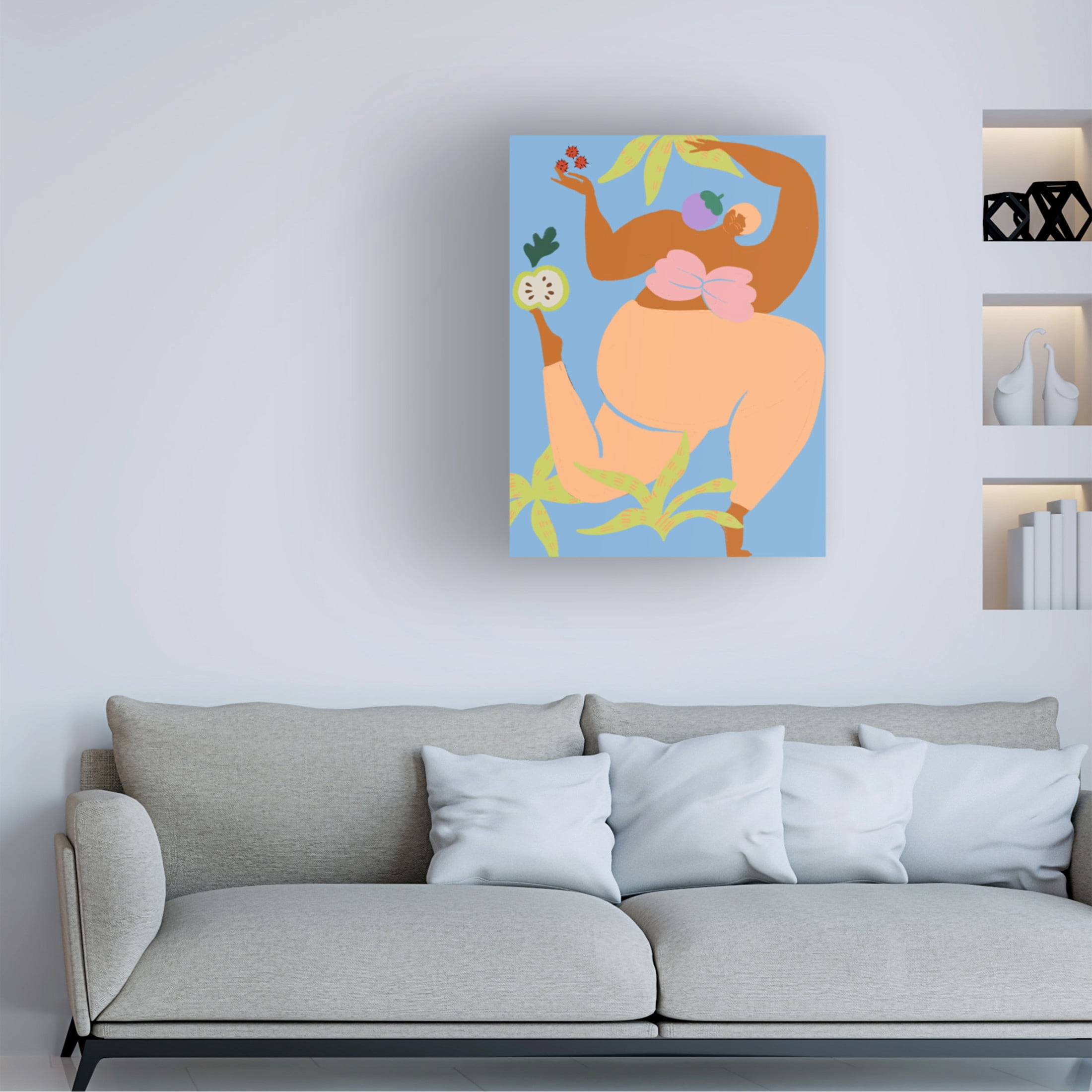 Trademark Fine Art Arty Guava  Fruity Run Canvas Wall Art