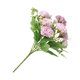 thumbnail image 5 of Ramo de clavel artificial simulación floral decoración de la oficina en casa decoración de tela flor falsa, púrpura kenally HA8723-06B, 5 of 6