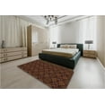 thumbnail image 5 of Ahgly Company Machine Washable Indoor Square Transitional Mahogany Brown Area Rugs, 5' Square, 5 of 7