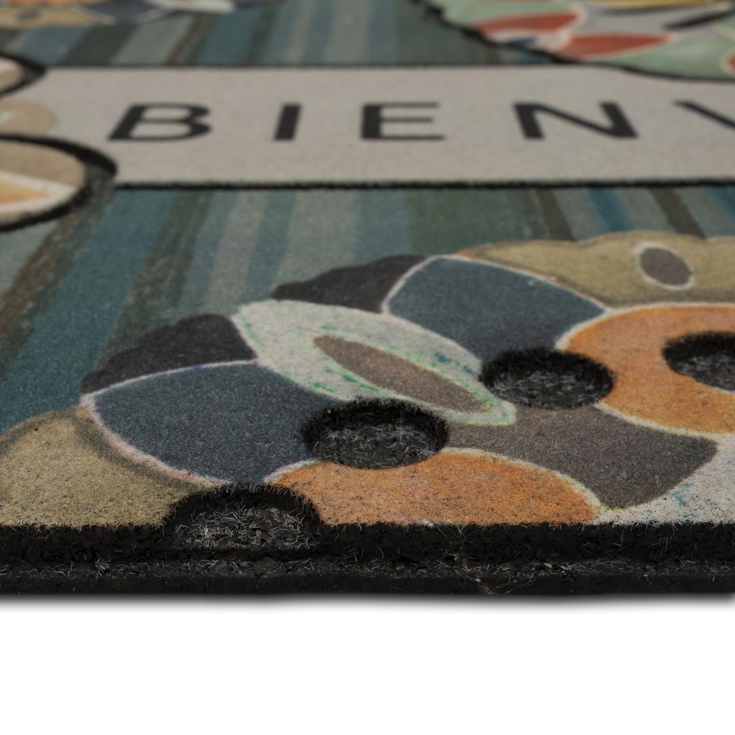 Mainstays Playful Medallion Polyester Doormat, 18" x 30", Play Medallion Doormat 18x30