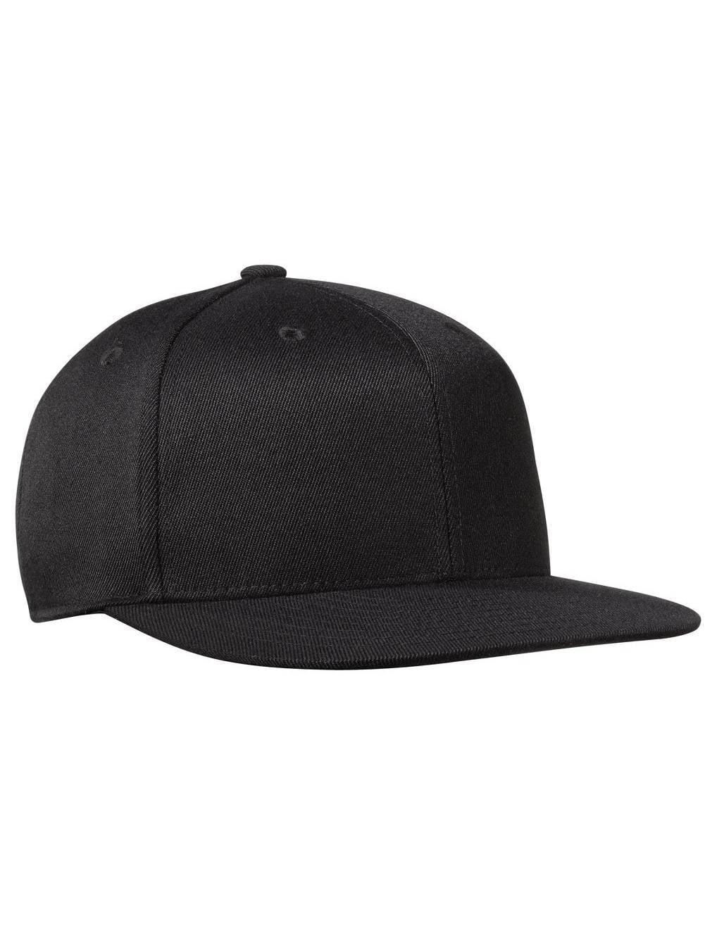 Original Port Authority Flat Bill FlexFit Baseball Hat Cap L/XL Black