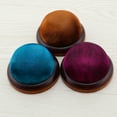 thumbnail image 7 of Walbest Glossy Surface Pin Cushion, Wooden Base Needle Pincushion Round Pin Cushion for Sewing Needle Holder or DIY Crafts, 7 of 7
