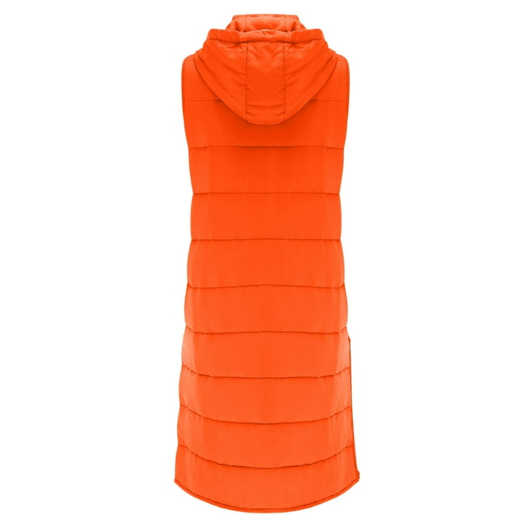  | Fitted Puffer Gilet-BACK-S①-9 Fitted Puffer Gilet-BACK-S①-9 FIT RIB-TRIMMED HOODED PUFFER VEST