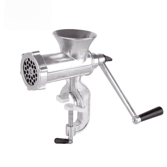 Picadora de carne, máquina de cocina multifuncional para el hogar, picadora de carne manual de aleación de aluminio, molino para salchichas