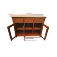 thumbnail image 3 of Room Designs Console Table Walnut Traditional Rectangle, 3 of 5