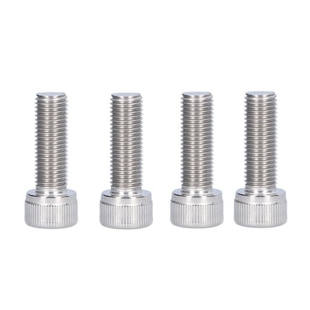 

M10x30 A2 Stainless Steel Hex Bolt Socket Cap Screw 1.25mm Fine Pitch Fastener Hardware (4Pcs)