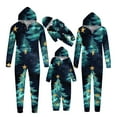 thumbnail image 5 of SwiftWear Christmas Pajamas for Family Matching Xmas Onesie for Women Men Kids Baby Hooded One Piece Pjs Holiday Sleepwear, 5 of 5