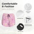 thumbnail image 6 of Lsque Butterfly 1 Printed Women's Running Shorts with Liner Pockets,Elastic Quick Dry Workout Athletic Gym Yoga Shorts,Womens High Waist Shorts-Small, 6 of 9