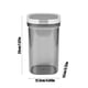 thumbnail image 3 of pstuiky Tarro sellado para almacenamiento de granos de cocina tarro para polvo tarro para té tarro de almacenamiento para el hogar tarro de almacenamiento transparente de PET, 3 of 6
