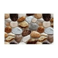 thumbnail image 1 of Corridor Stone Patterned Carpet 3D Pebble Design Entrance Mat Washable Floor Rug Bathroom Bedside Kitchen Non, 1 of 6