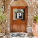 thumbnail image 4 of Letrero de bienvenida para puerta de entrada, único apellido de Arizona, corona para puerta de entrada durante todo el año con lazo, dorado 16, 4 of 4