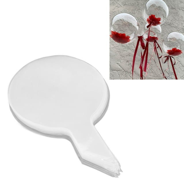 Clear Bobo Balloons, PVC 18 Inch Durable 50PCS Bobo Balloons for Engagements