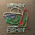 thumbnail image 5 of Handmadetneonsign Wishin' I Was Fishin' Neon Sign, Fishing Lovers Wall Art Decor, Funny Fishing Wall Decor, 5 of 5