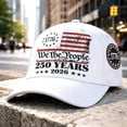 thumbnail image 4 of UngA USA 250th Anniversary Hat USA Baseball Cap 1776-2026 American Eagles Hat Patriotic Embroidered Hats for Men Women,One Size, 4 of 4