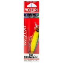 Yo-Zuri 3DS Minnow, 2-3/4" Suspending Gold Black Hard Bait Lure